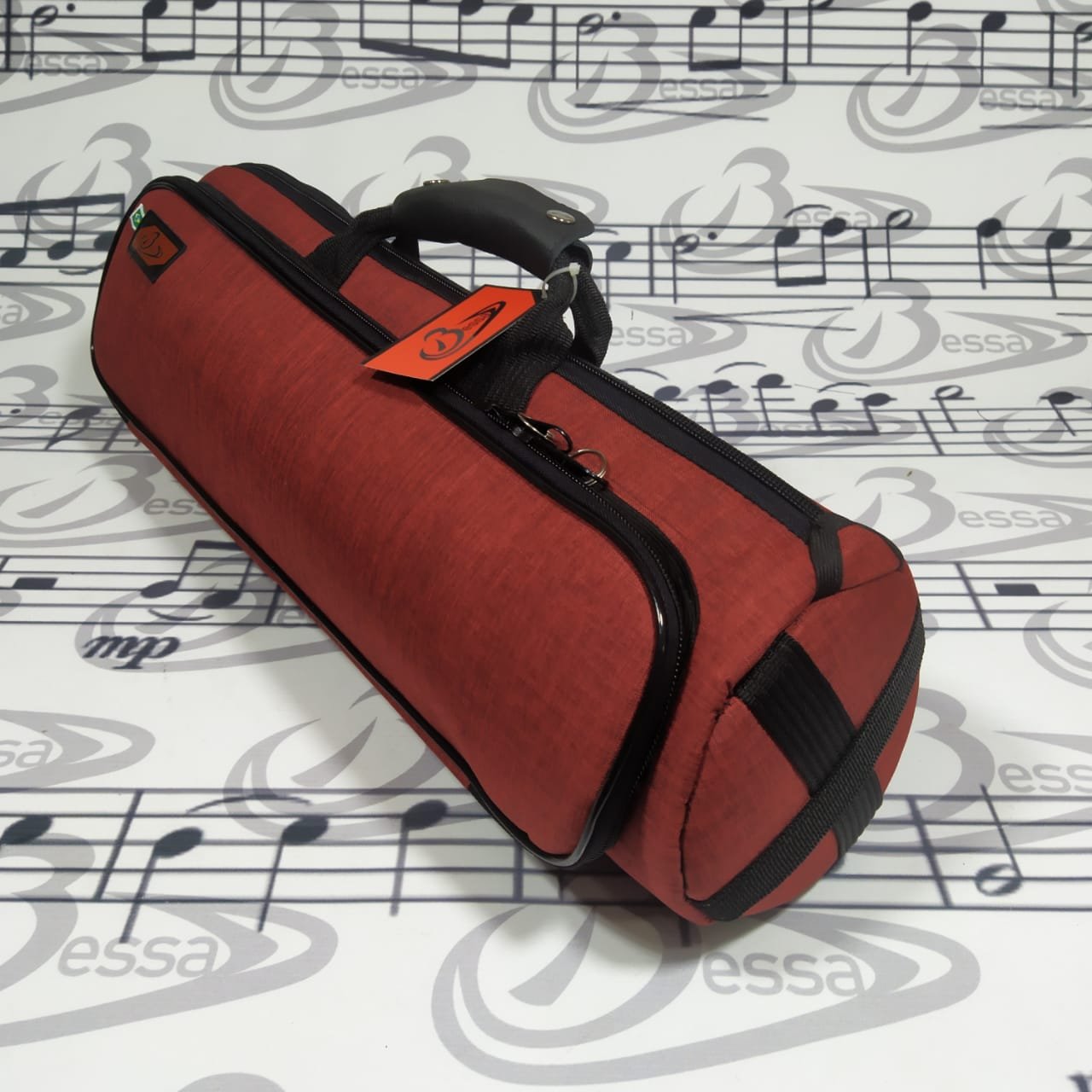 Capa/bag para trompete Nylon vermelho