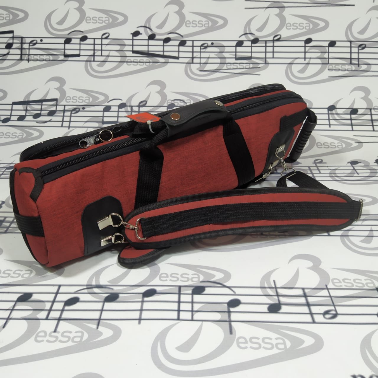 Capa/bag para trompete Nylon vermelho - Imagem 4
