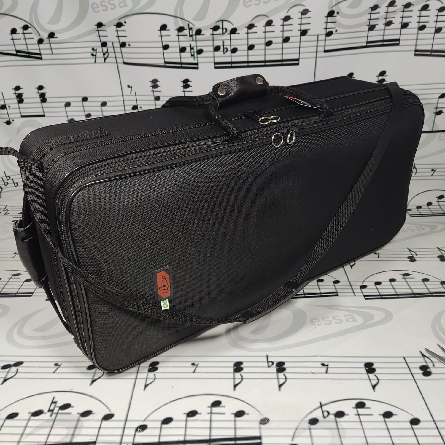 Case para sax alto e tenor Nylon preto