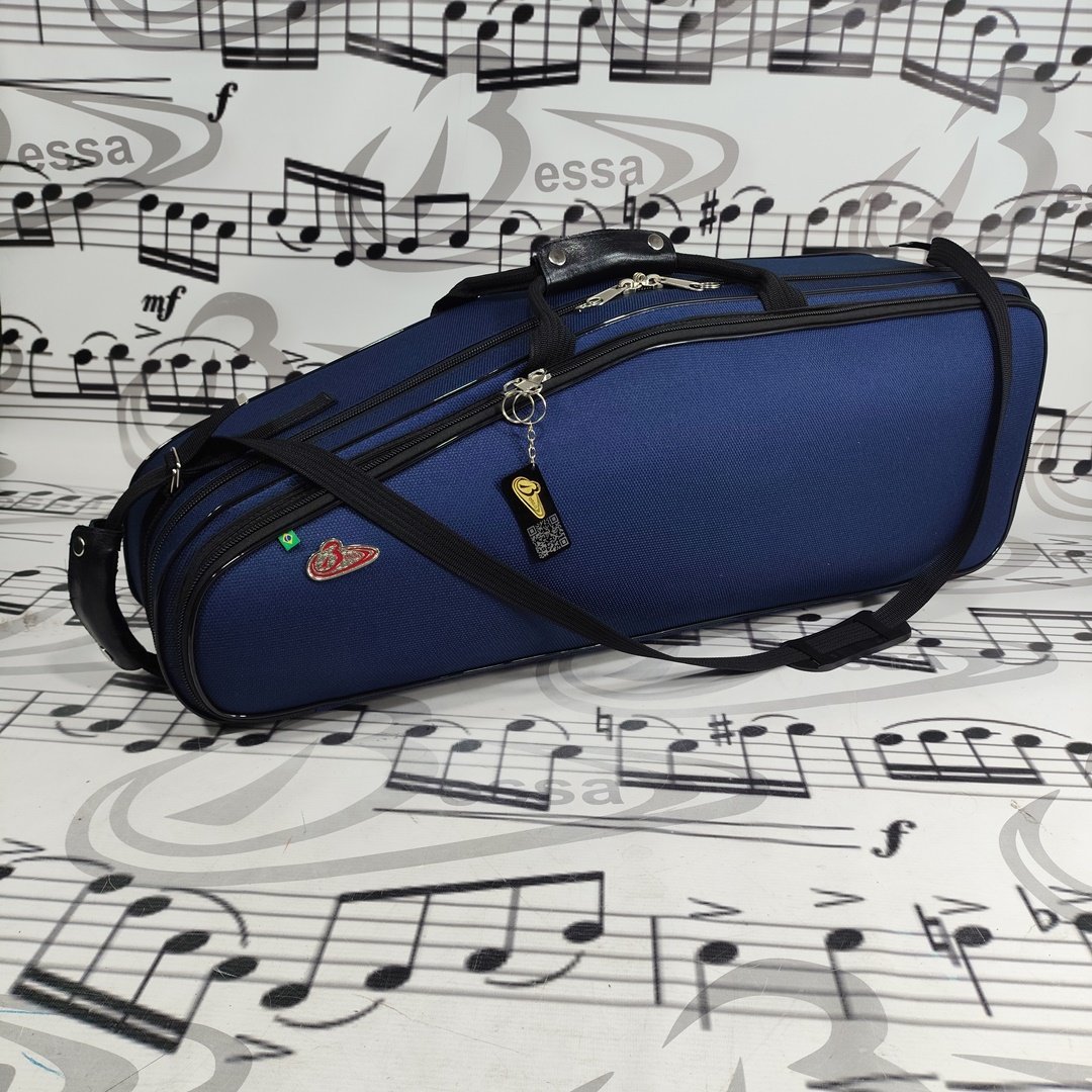 Case para Sax Tenor Nylon Azul - Imagem 3