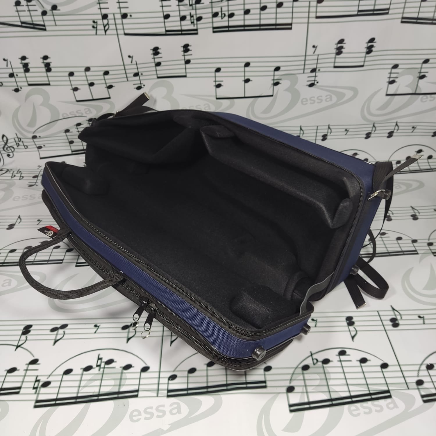 Case para Sax Tenor Nylon Azul - Imagem 4