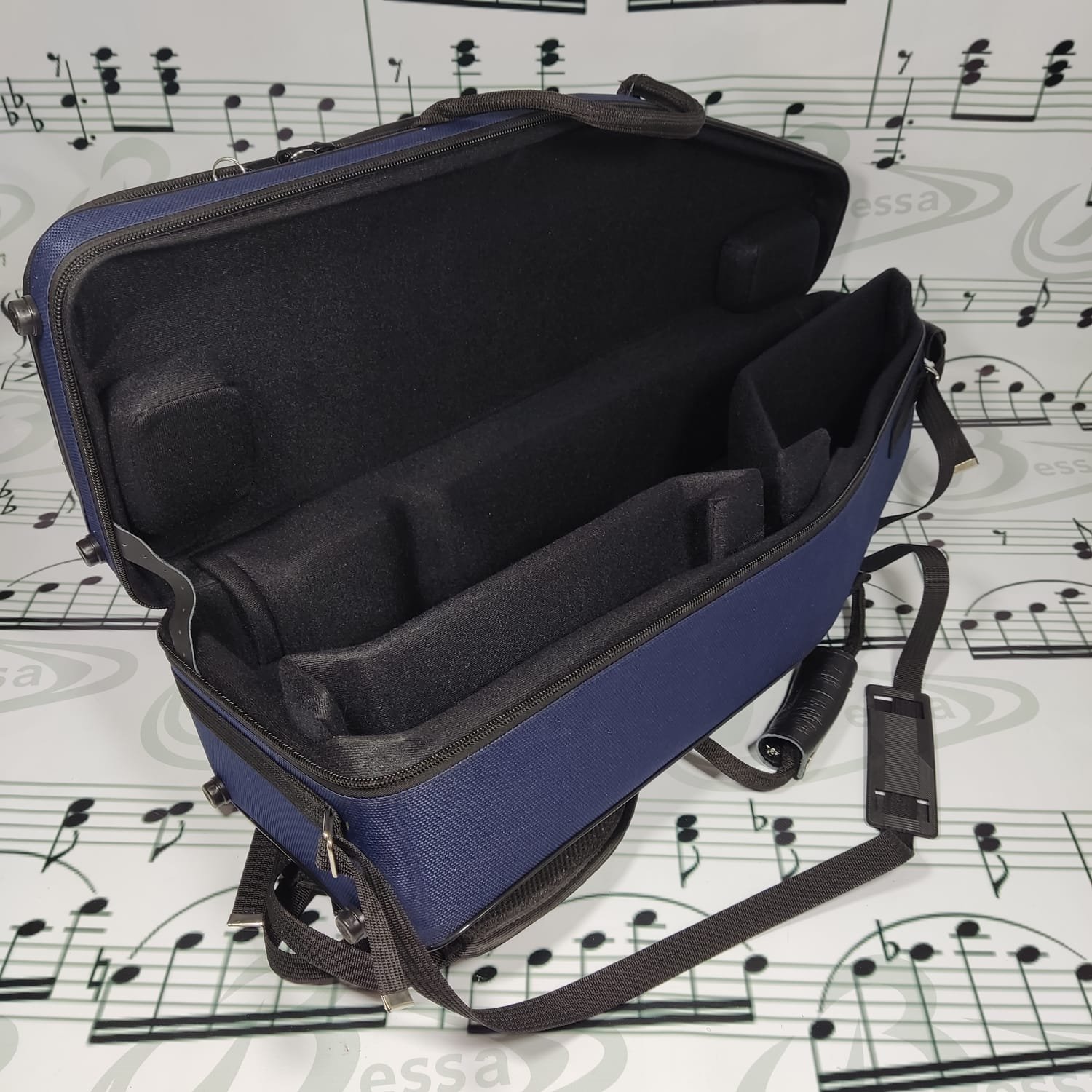 Case para Sax Tenor Nylon Azul - Imagem 5