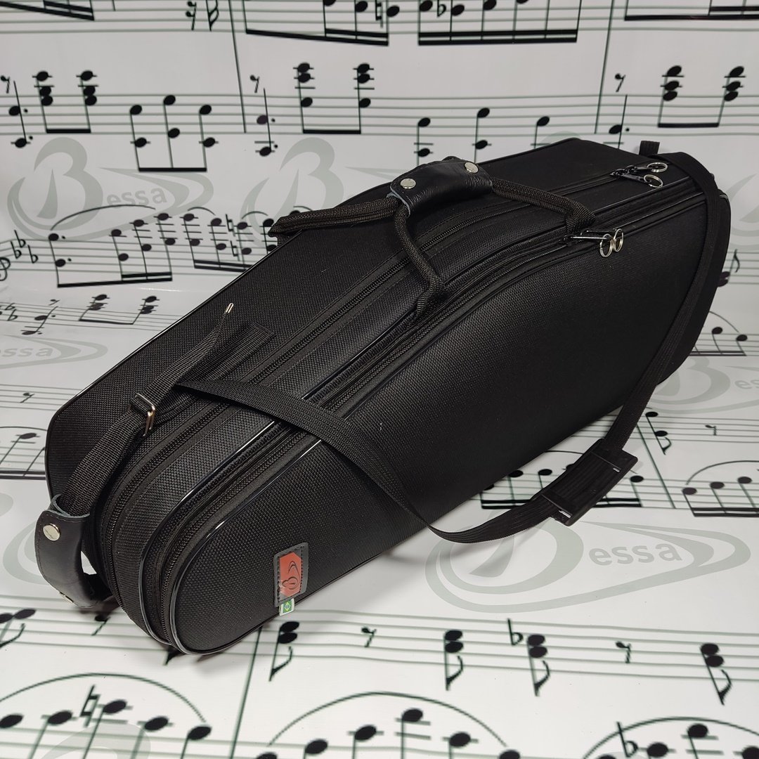 Case Para Sax Tenor Nylon Preto - Imagem 2