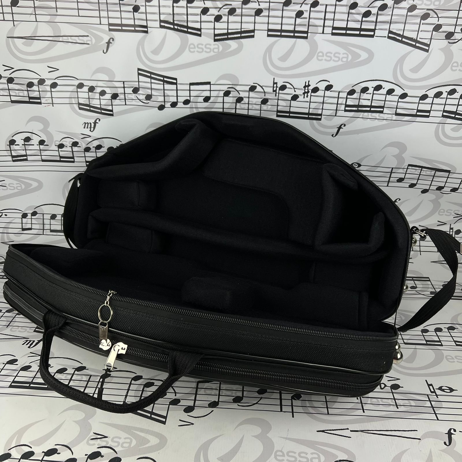 Case Para Sax Alto e Soprano Nylon Preto - Imagem 4