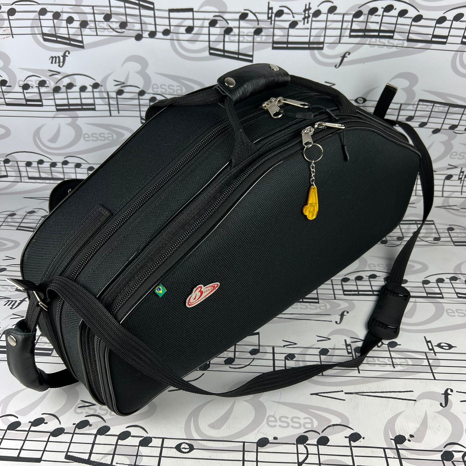 Case Para Sax Alto e Soprano Nylon Preto - Imagem 10