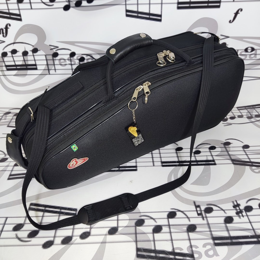 Case Para Sax Alto Nylon Preto - Imagem 2