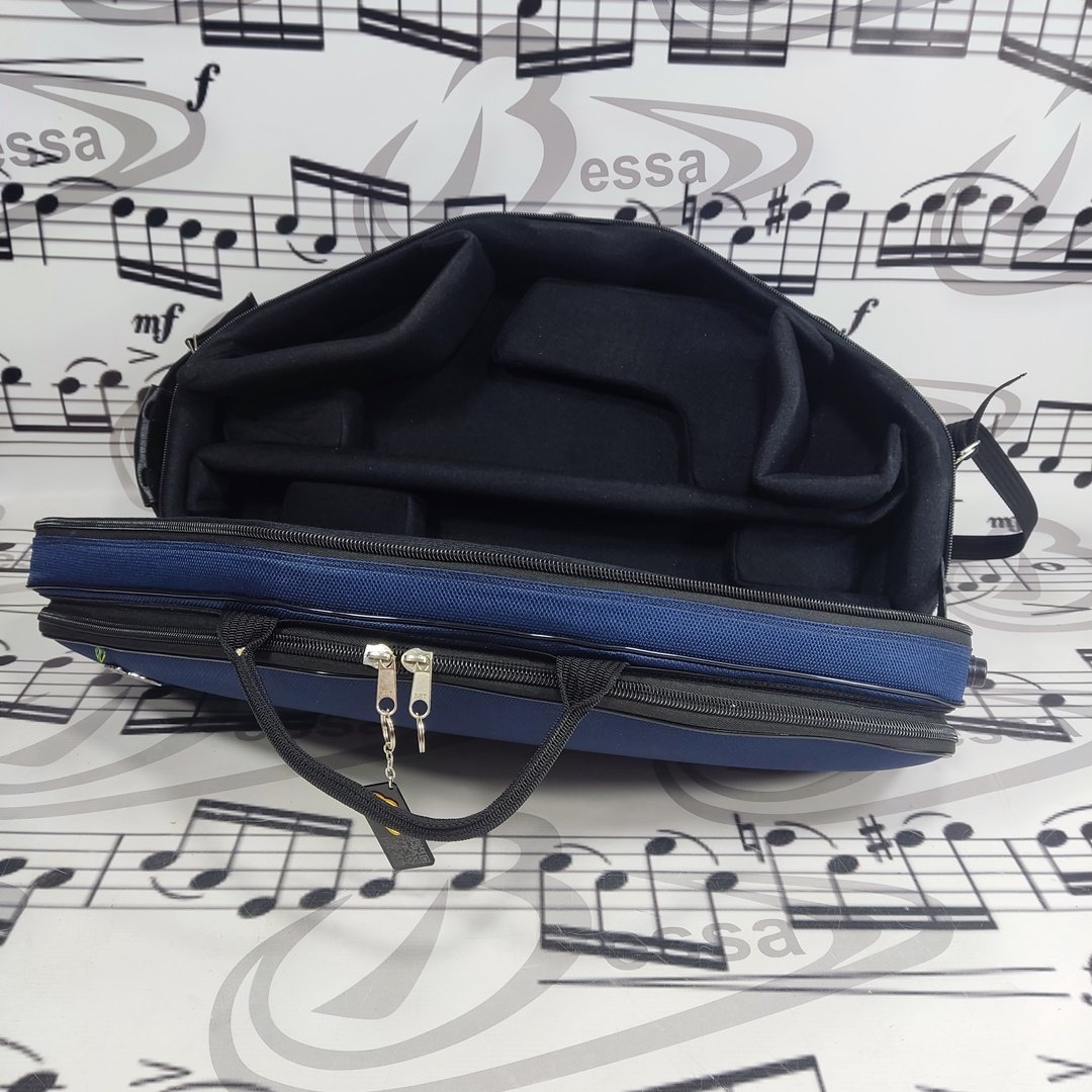 Case Para Sax Alto e Soprano Nylon Azul - Imagem 7