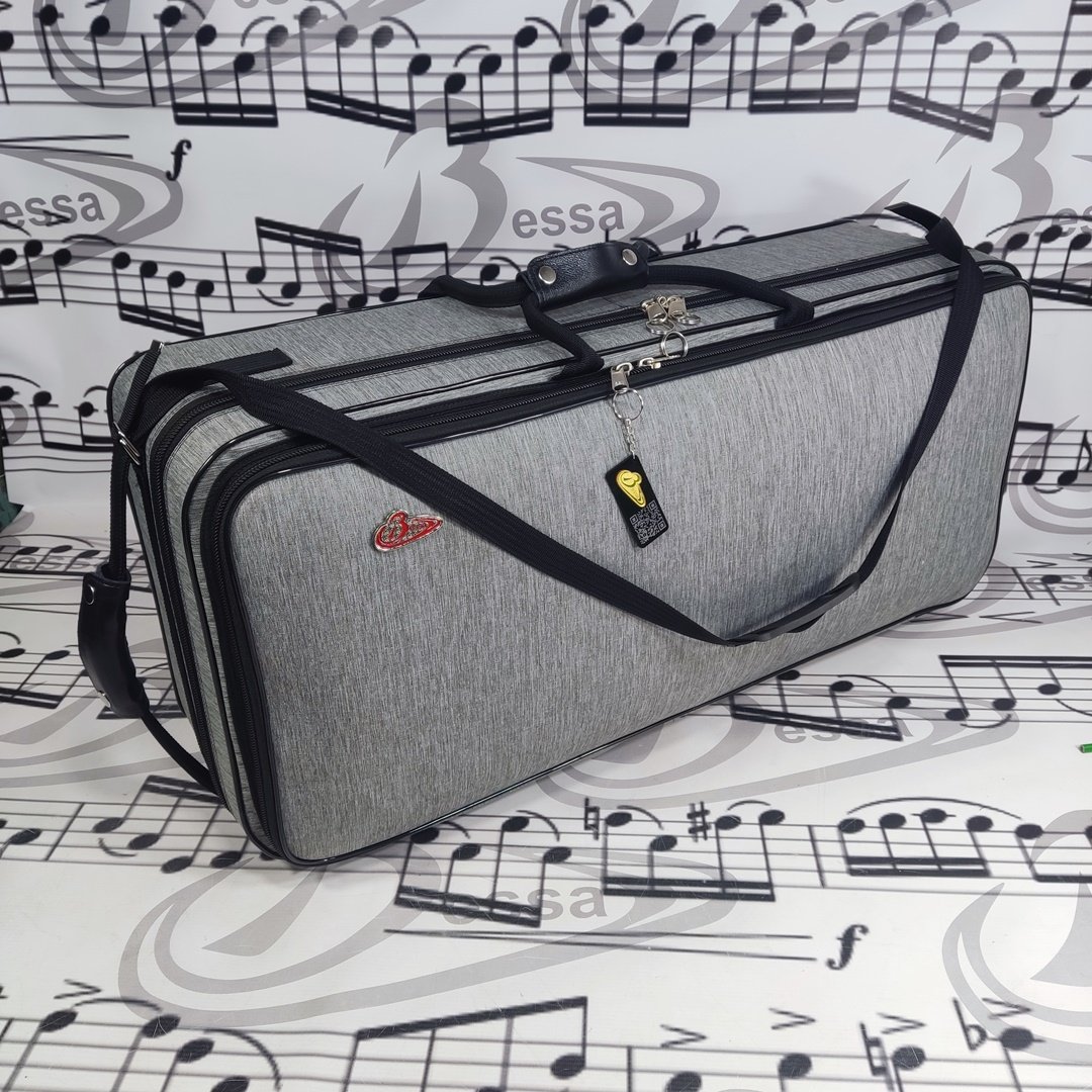 Case para sax alto e tenor Nylon Cinza