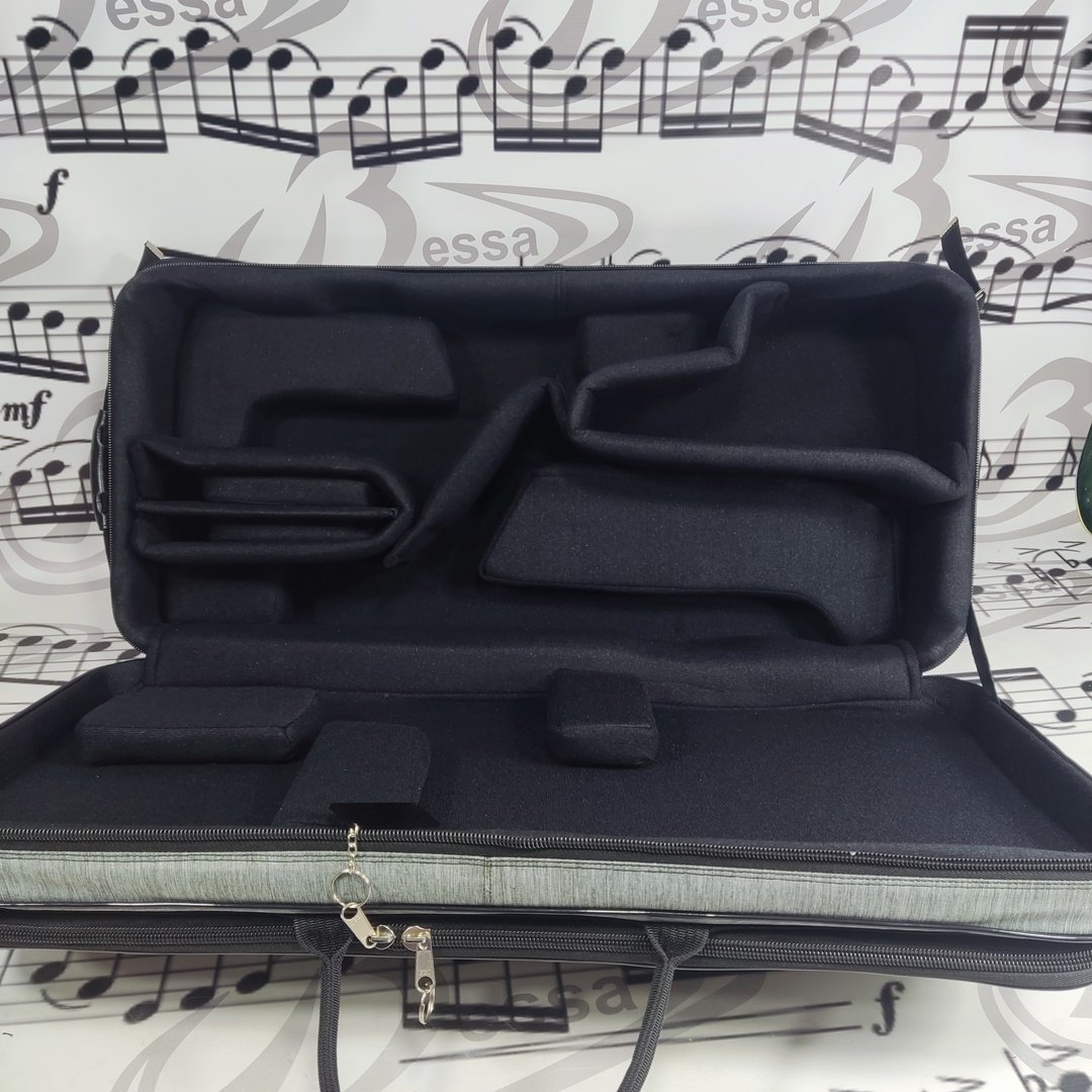 Case para sax alto e tenor Nylon Cinza - Imagem 4