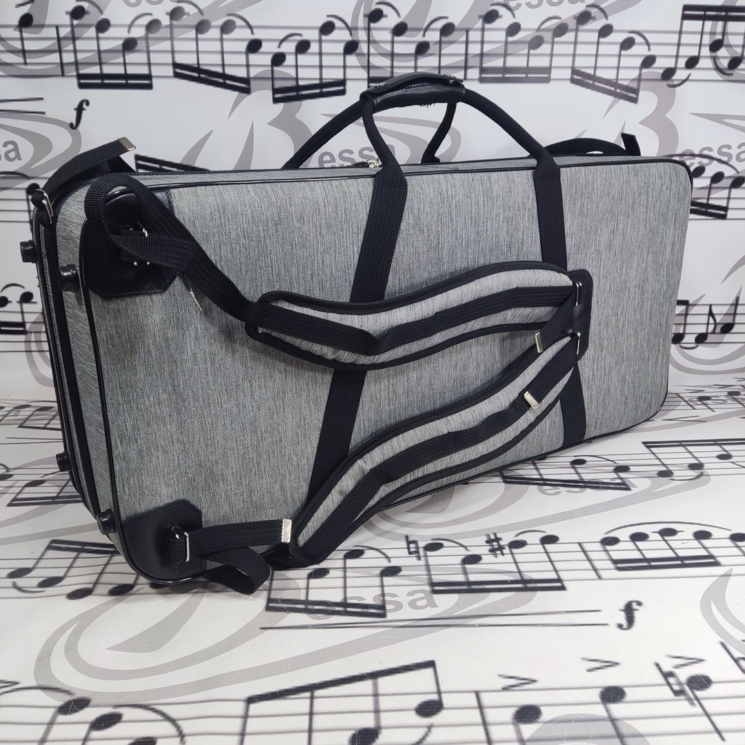 Case para sax alto e tenor Nylon Cinza - Imagem 8