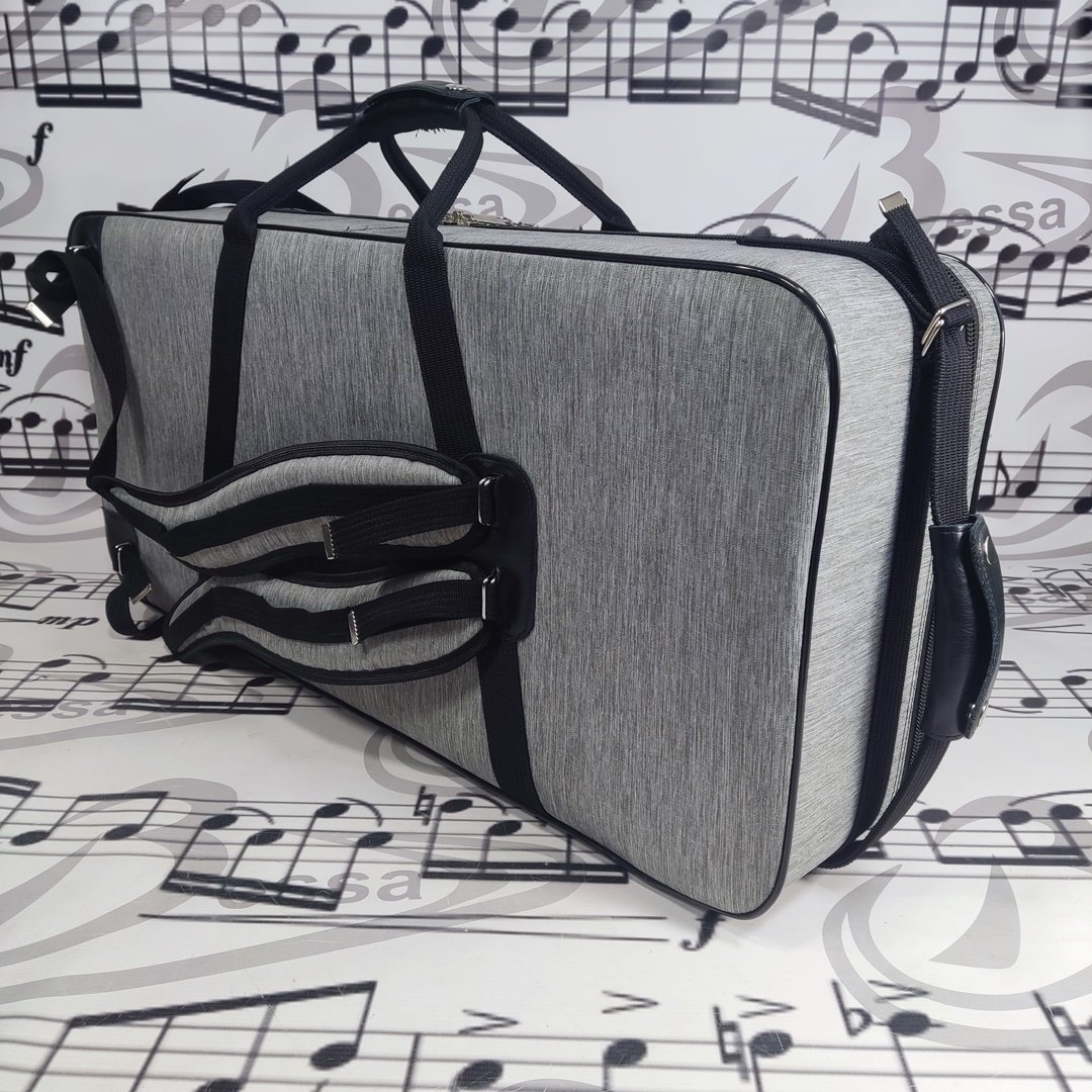 Case para sax alto e tenor Nylon Cinza - Imagem 9