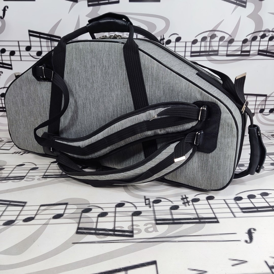 Case para sax alto e soprano Nylon cinza - Imagem 3