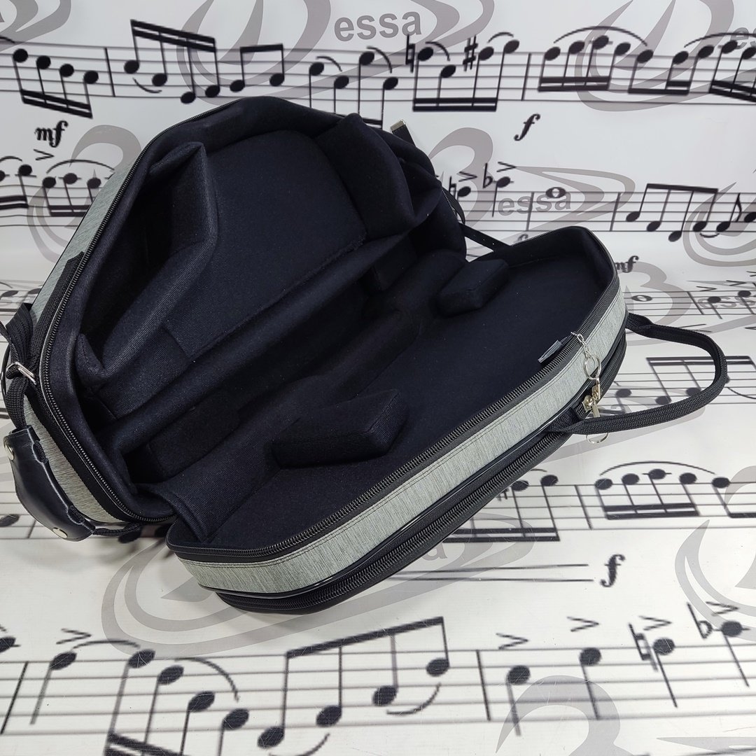 Case para sax alto e soprano Nylon cinza - Imagem 7