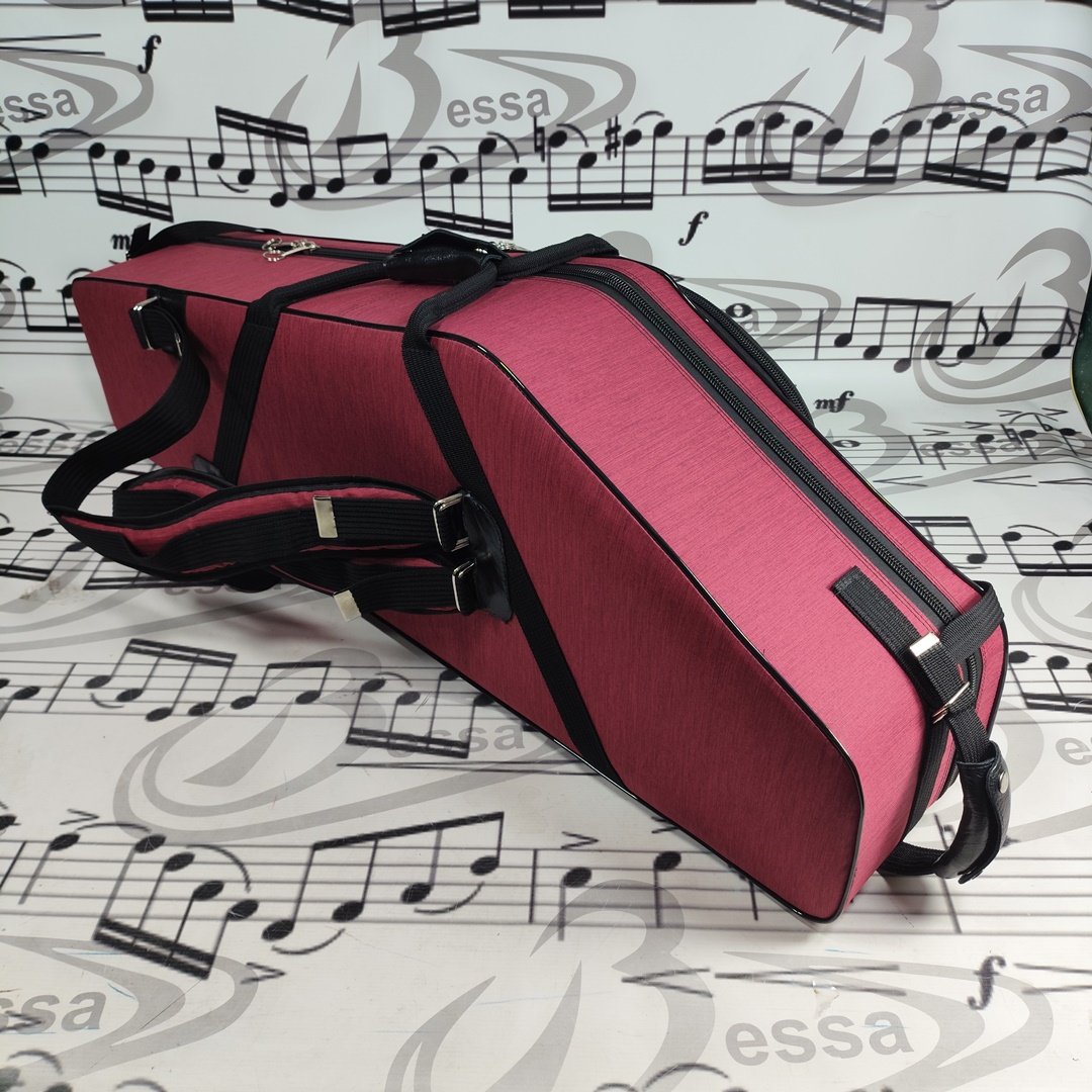 Case para Sax Barítono Nylon vermelho - Imagem 5
