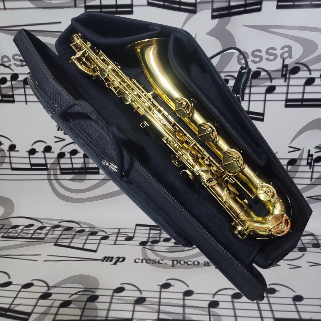 Case para sax Baritono Couro preto - Imagem 4