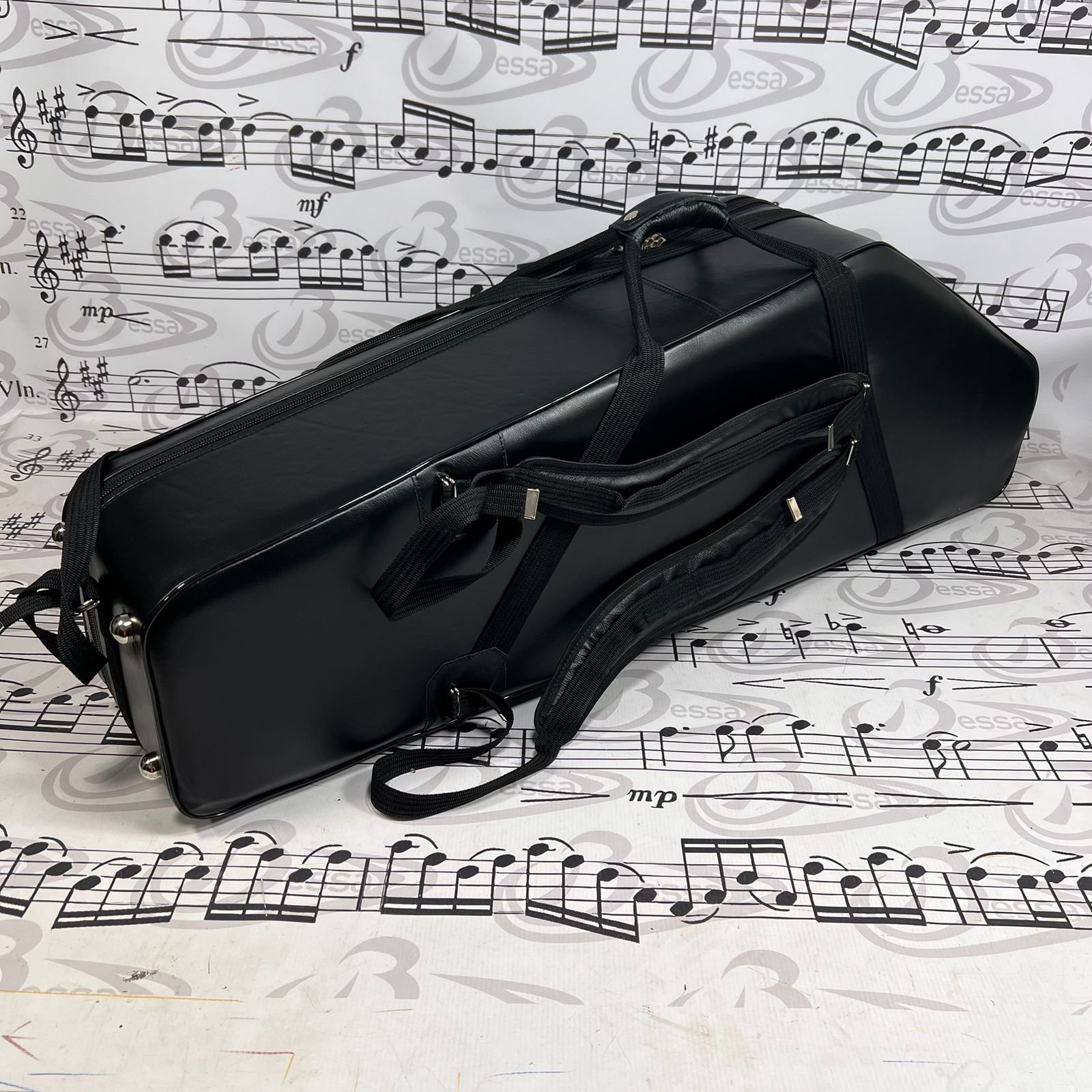 Case para sax Baritono Couro preto - Imagem 6