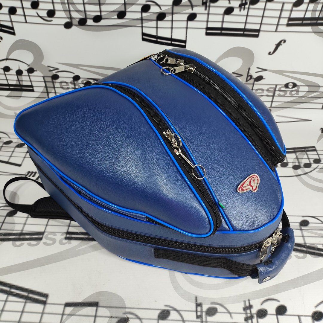 Case para Trompa Couro Azul - Imagem 6