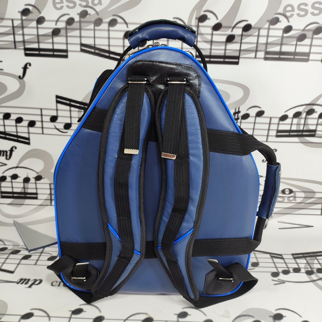Case para Trompa Couro Azul - Imagem 7