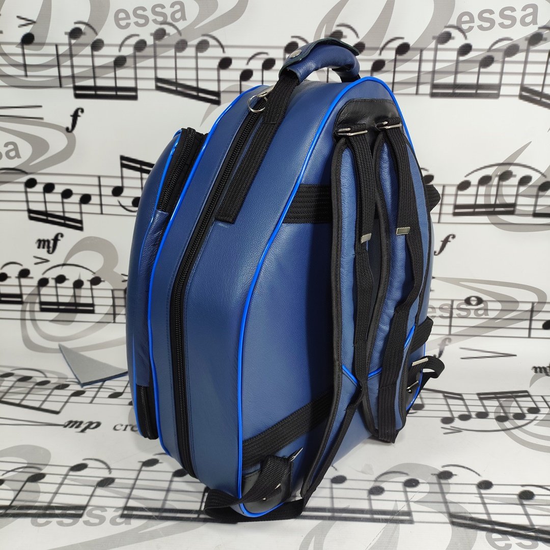 Case para Trompa Couro Azul - Imagem 8