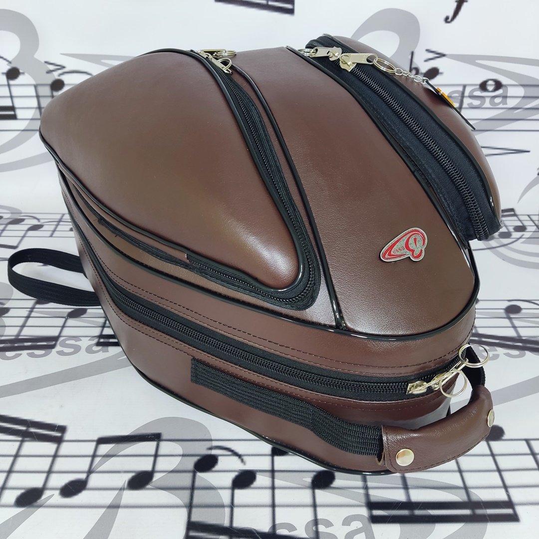 Case para Trompa Couro Marrom
