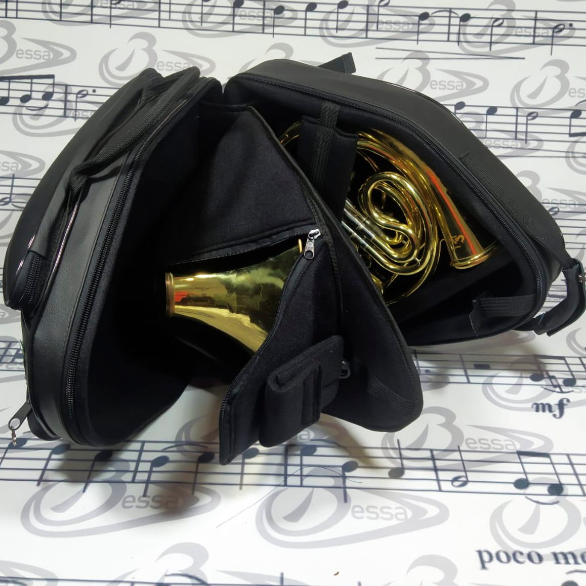 Case para Trompa Couro Marrom - Imagem 7