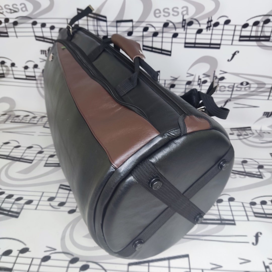 Capa para Euphonium Couro preto e Marrom - Imagem 3