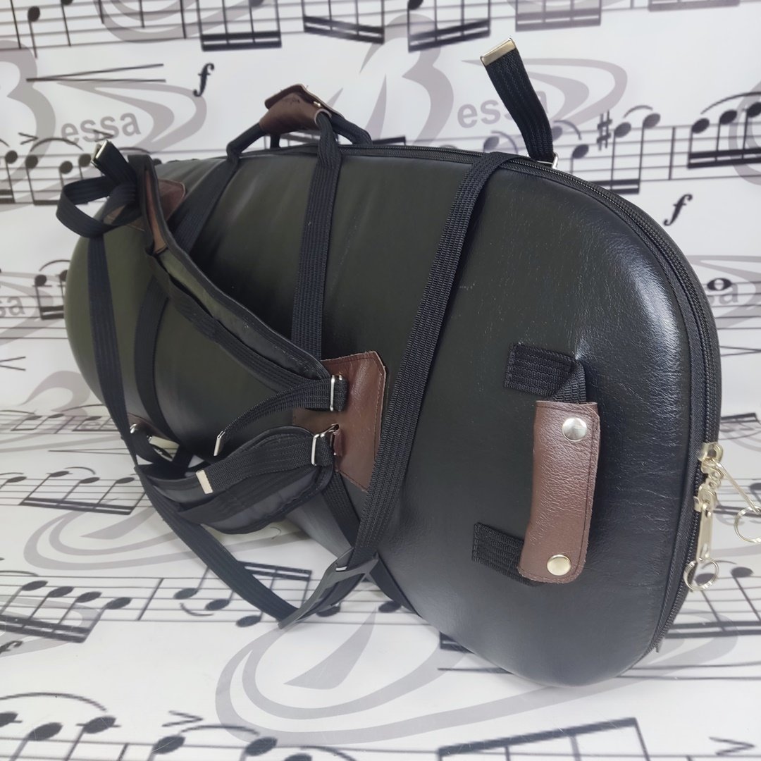 Capa para Euphonium Couro preto e Marrom - Imagem 6