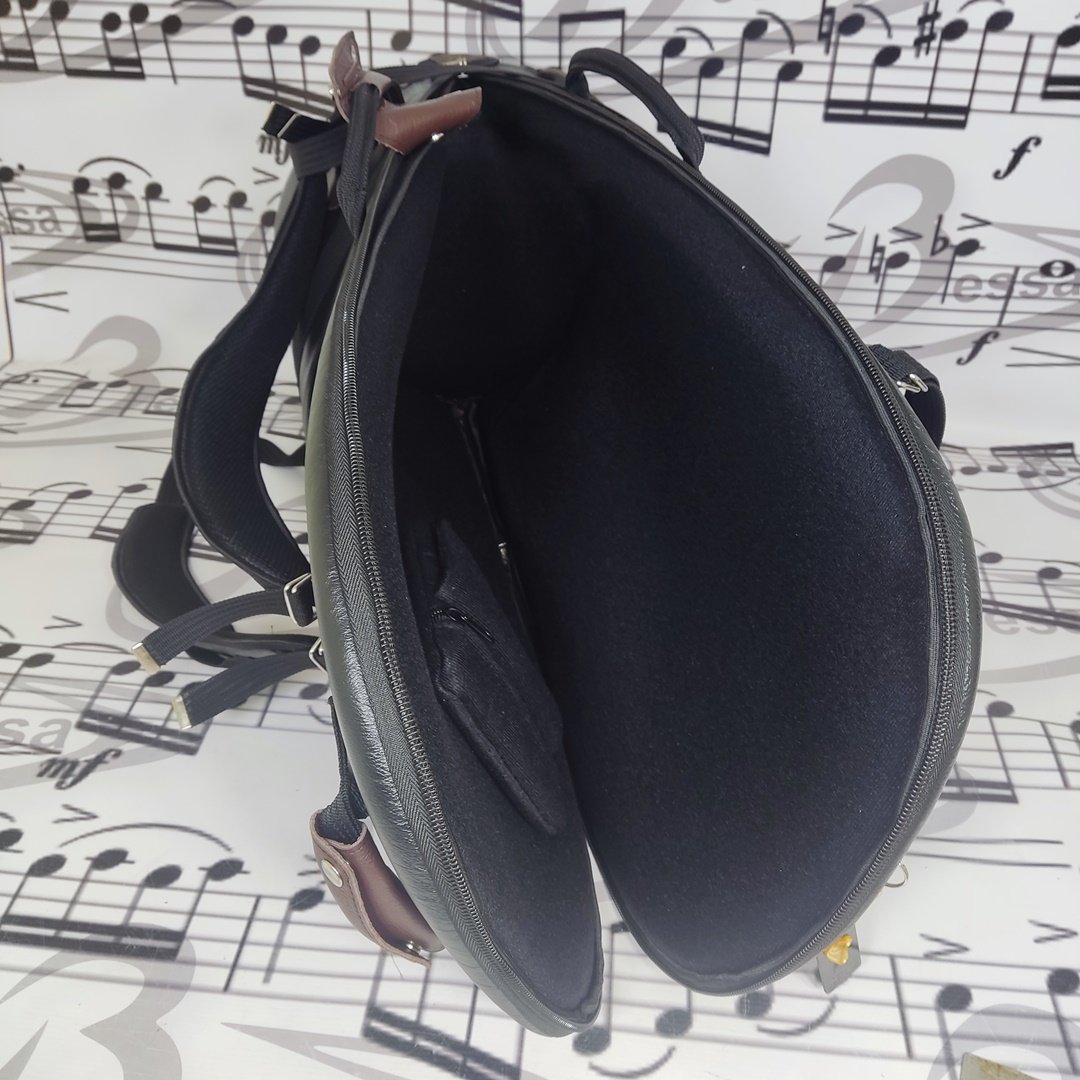 Capa para Euphonium Couro preto e Marrom - Imagem 8