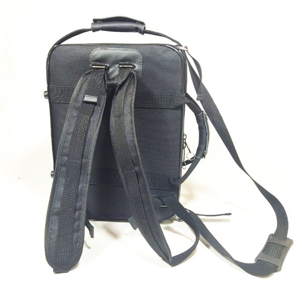 Case para duas Clarinetes Nylon preto / dois bolsos - Imagem 4