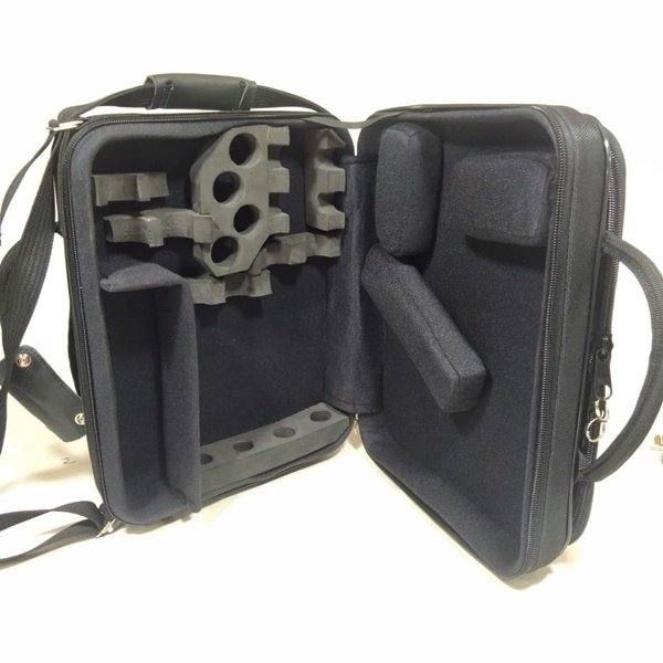 Case para duas Clarinetes Nylon preto / dois bolsos - Imagem 7
