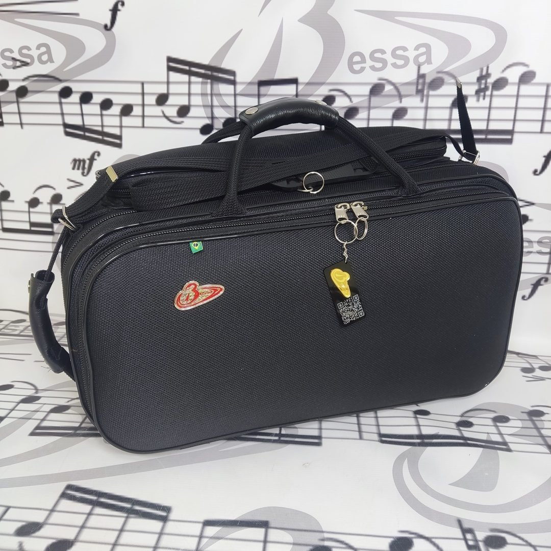 0237 Case para Flugelhorn Trompetes Nylon Preto 001