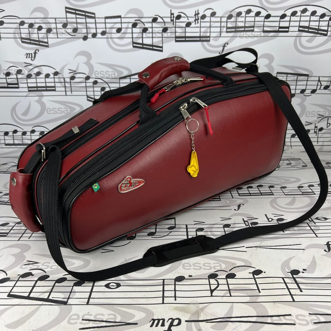 0342 Case para sax alto couro vermelho 001