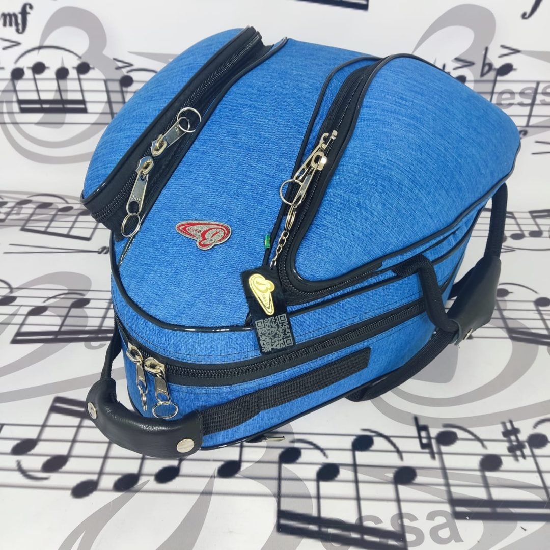 0402 Case para Trompa nylon azul 001